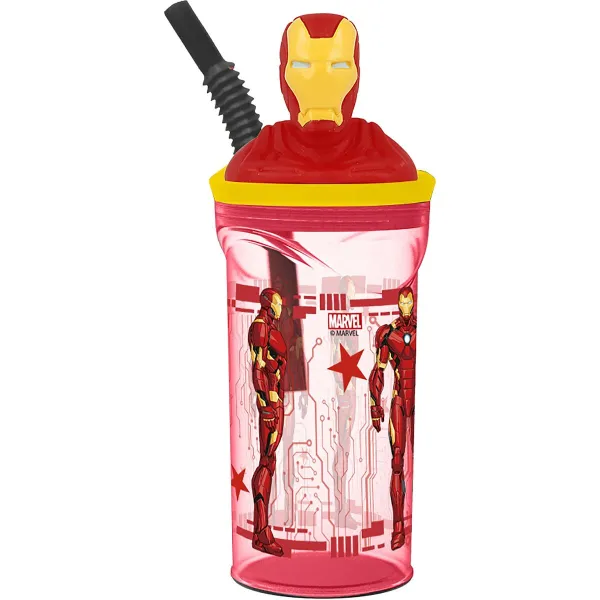 Mukin Pillillä The Avengers Iron Man Punainen 3D