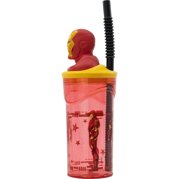 Mukin Pillillä The Avengers Iron Man Punainen 3D