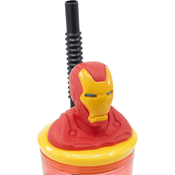 Mukin Pillillä The Avengers Iron Man Punainen 3D