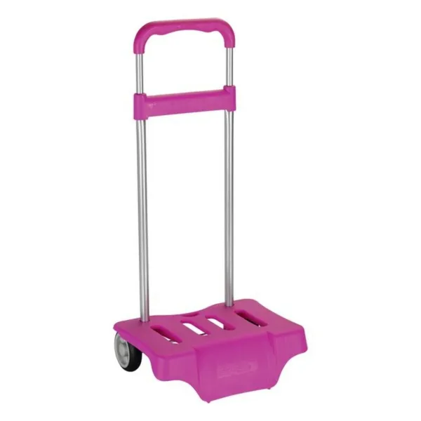 Reppu pyörillä Safta Fuksia 30 x 85 x 23 cm