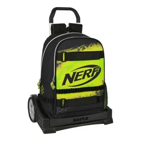 Mokyklinė kuprinė su ratukais Nerf Neon Juoda Lima (31 x 44 x 17 cm)