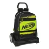 Школьный рюкзак с колесиками Nerf Neon Чёрный лимонный (31 x 44 x 17 cm)