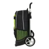 School Rucksack with Wheels Nerf Neon Black Lime (31 x 44 x 17 cm)