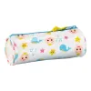 Cylindrical School Case CoComelon White Multicolour (20 x 7 x 7 cm)