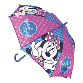Automaattisateenvarjo Minnie Mouse Lucky Sininen Pinkki (Ø 84 cm)