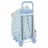 School Rucksack with Wheels Moos Lovely Blue 32 x 42 x 15 cm