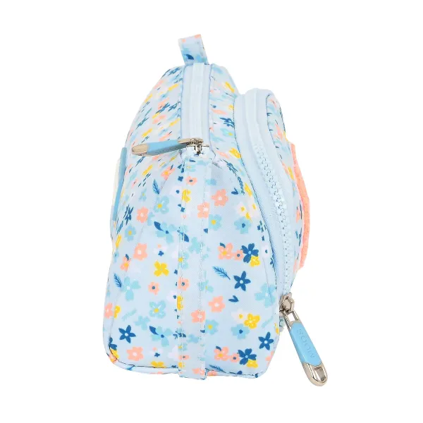 School Case with Accessories Moos Lovely Blue (32 Pieces)