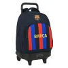 Reppu pyörillä F.C. Barcelona Punaruskea Laivastonsininen 33 X 45 X 22 cm