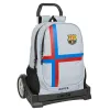 Mokyklinė kuprinė su ratukais F.C. Barcelona Pilka 32 x 44 x 16 cm