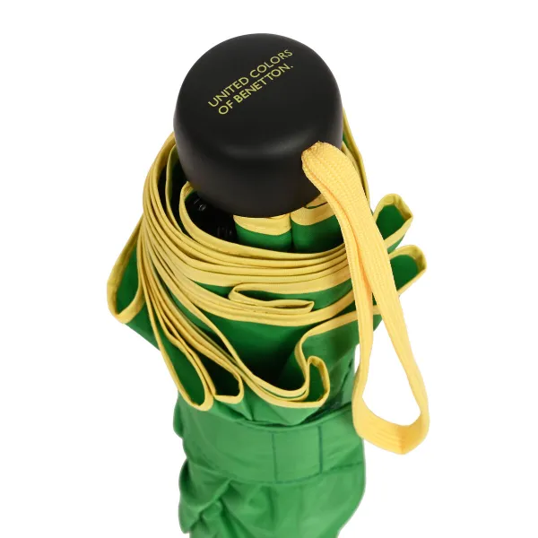 Taitettava sateenvarjo Benetton Vihreä (Ø 94 cm)