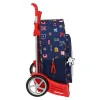 Школьный рюкзак с колесиками Mickey Mouse Clubhouse Only one Тёмно Синий 33 x 42 x 14 cm