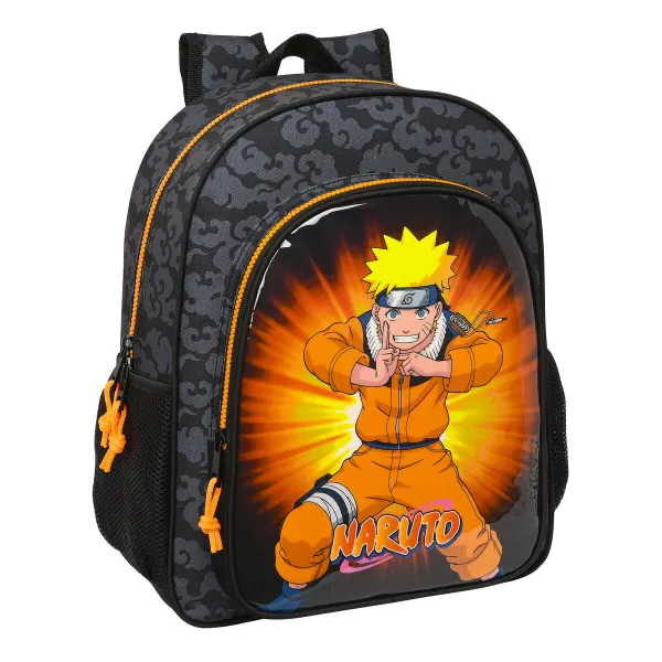 Koululaukku Naruto Musta Oranssi 32 X 38 X 12 cm