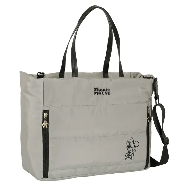 Laukku Minnie Mouse Teen Sand Harmaa 40 x 31 x 17 cm