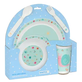 Children’s Dinner Set Safta Snail (5 Pieces)
