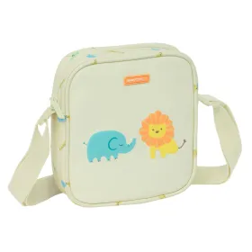 Shoulder Bag Safta Jungle Beige 16 x 18 x 4 cm
