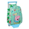 Mokyklinė kuprinė su ratukais Peppa Pig George Mėtos 26 x 34 x 11 cm