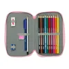Double zīmuļu futrālis Glow Lab Sweet home Rozā 12.5 x 19.5 x 4 cm (28 Daudzums)