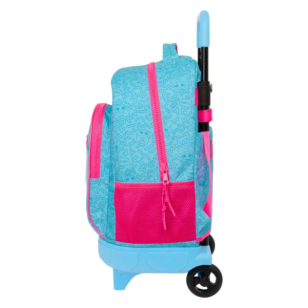 School Rucksack with Wheels LOL Surprise! Divas Blue 33 x 45 x 22 cm