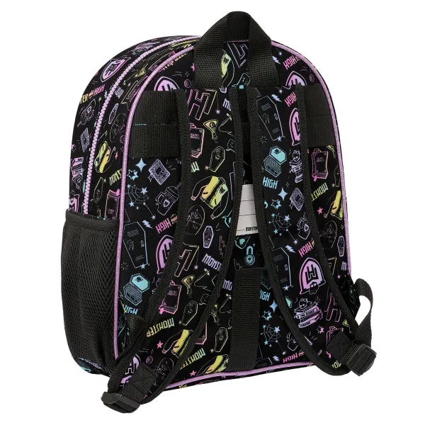 Lasten laukku Monster High Musta 28 x 34 x 10 cm