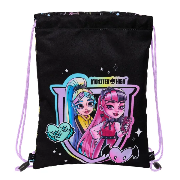 Narureppu Monster High Musta 26 x 34 x 1 cm