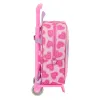 Reppu pyörillä Barbie Love Pinkki 22 x 27 x 10 cm