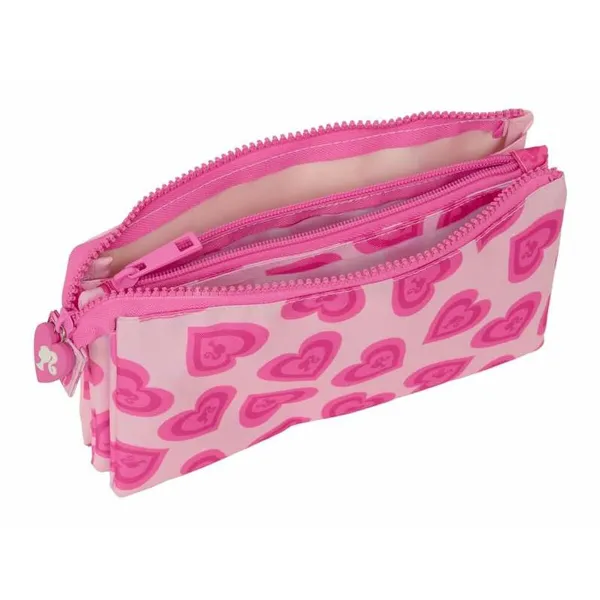 Triple Carry-all Barbie Love Pink 22 x 12 x 3 cm