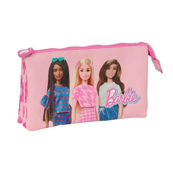 Triple Carry-all Barbie Love Pink 22 x 12 x 3 cm