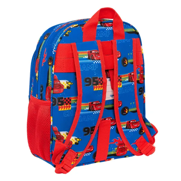 Skolas soma Cars Race ready Zils 27 x 33 x 10 cm