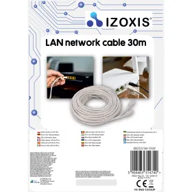 LAN-verkkokaapeli 30m Izoxis 22532