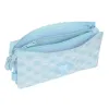 Trīsvietīgs futrālis Glow Lab Cisnes Gaiši Zils 22 x 12 x 3 cm