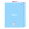 Ring binder Benetton Spring Pink Sky blue A4 26.5 x 33 x 4 cm