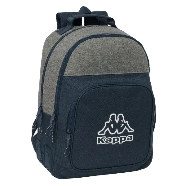 Skolas soma Kappa Dark navy Pelēks Tumši Zils 32 x 42 x 15 cm