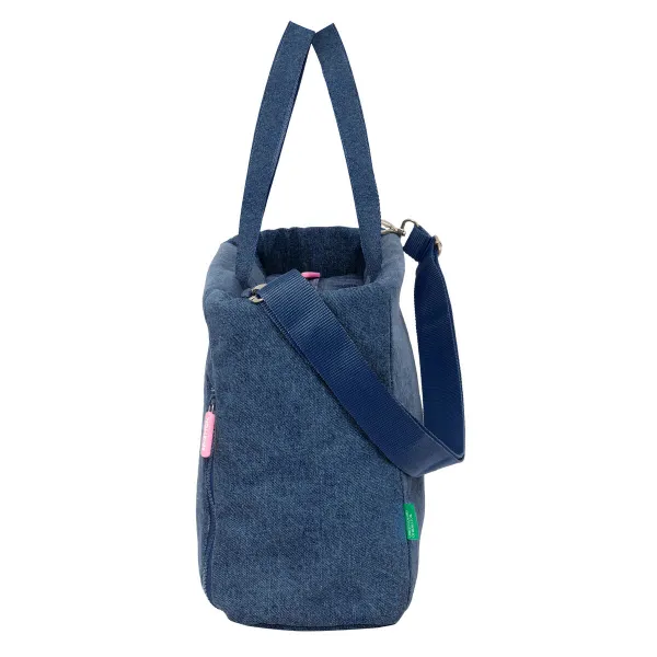 Laukku Benetton Denim Sininen 40 x 31 x 17 cm