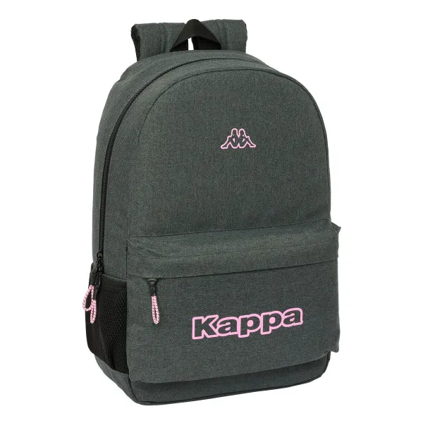 Skolas soma Kappa Silver pink Pelēks 30 x 14 x 46 cm