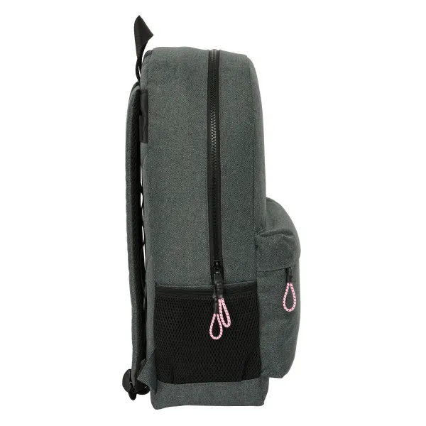 Skolas soma Kappa Silver pink Pelēks 30 x 14 x 46 cm