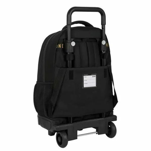 School Bag Real Madrid C.F. Black 33 x 45 x 22 cm