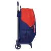 Reppu pyörillä Atlético Madrid Sininen Punainen 32 x 44 x 16 cm