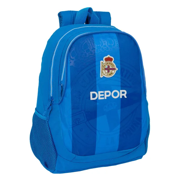 Koululaukku R. C. Deportivo de La Coruña Sininen 32 x 44 x 16 cm
