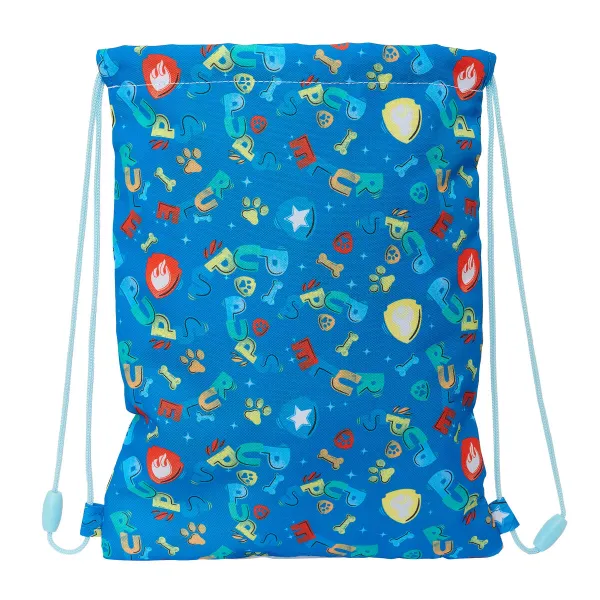 Mugursoma ar lencēm The Paw Patrol Pups rule Zils 26 x 34 x 1 cm