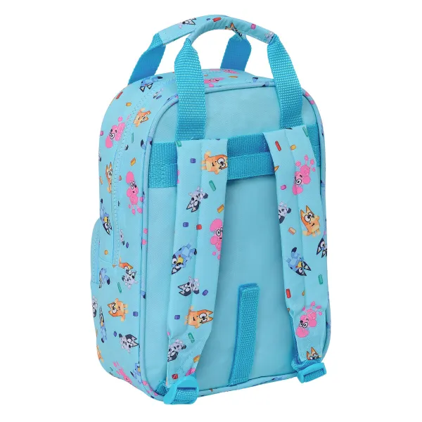 Skolas soma Bluey Debesu zils 20 x 28 x 8 cm