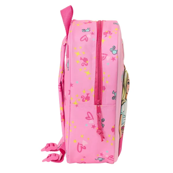 Koululaukku Barbie Pinkki Fuksia 22 x 27 x 10 cm 3D