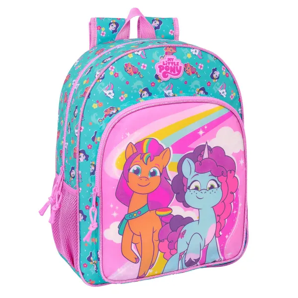 Mokyklinis krepšys My Little Pony Magic Rožinė Turkis 33 x 42 x 14 cm