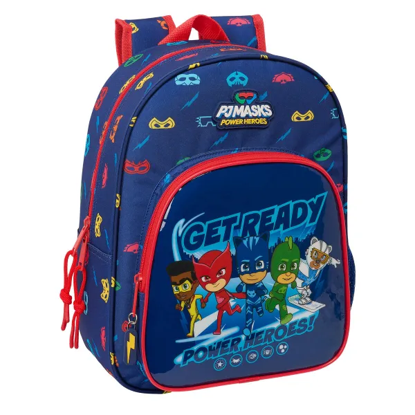 Школьный рюкзак PJ Masks Ready Тёмно Синий 26 x 34 x 11 cm