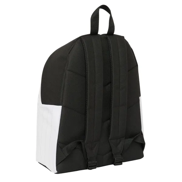 Skolas soma Kings League PÍo Balts Melns 33 x 42 x 15 cm