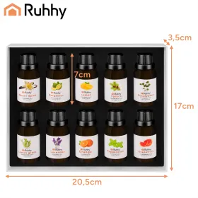Lõhnaõlid - 10 tk komplekt 15 ml Ruhhy 21938