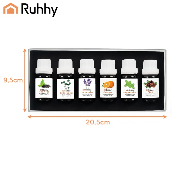 Lõhnaõlid - komplekt 6 tk. 10 ml Ruhhy 21939