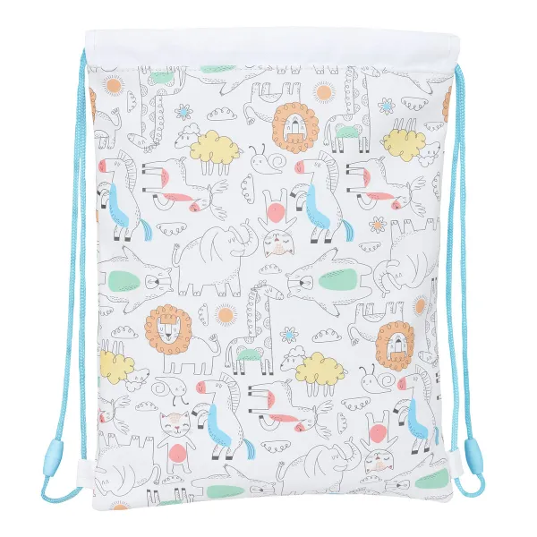 Backpack with Strings Safta Zoo Beige 26 x 34 x 1 cm