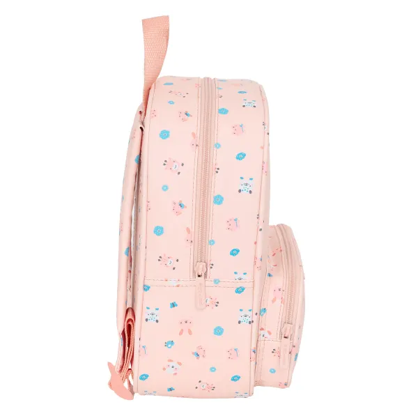 Child bag Safta Jirafa Coral 22 x 27 x 10 cm