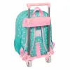 Skolas mugursoma ar riteņiem Peppa Pig Pretty flowers Dzeltens Piparmētra 26 x 11 x 67 cm 26 x 34 x 11 cm