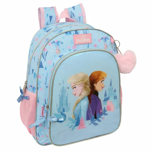 Школьный рюкзак Frozen Ice magic Синий 32 x 38 x 12 cm